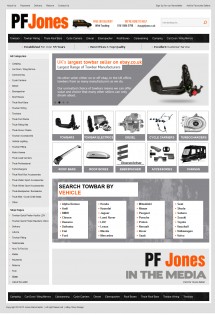 PF Jones ebay store design