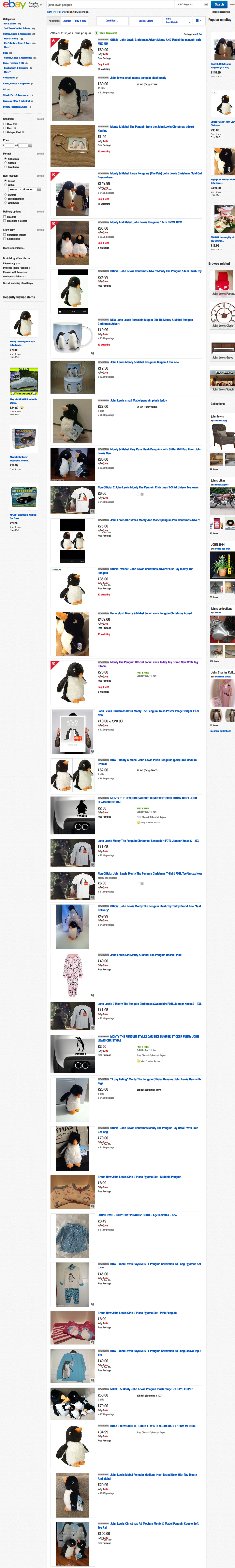 Mabel the penguin causing sale frenzy on ebay.co.uk